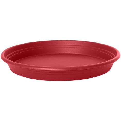 Florus Universal Saucer Round 14 Deep red Sottovaso Rotondo
