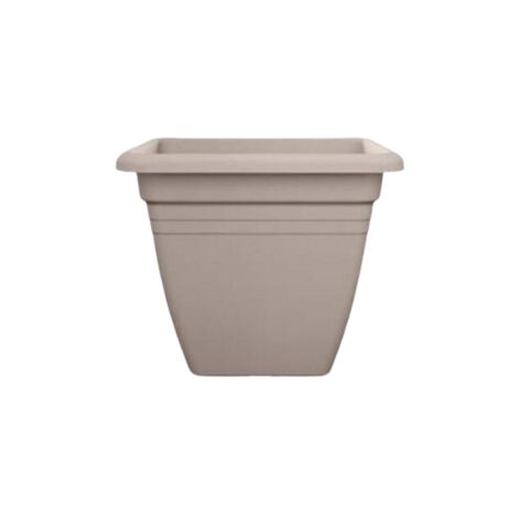 FLORUS VASO MEDITERRAN QUADRO 40CM WARM TAUPE