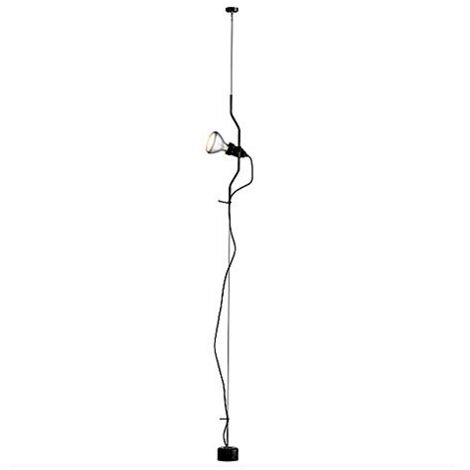 Flos Parentesi Lampada con Dimmer, E27, 150 W, Nero