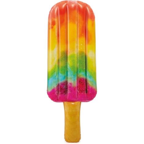Flotador de piscina inflable Popsicle con impresión realista, 1836620cm
