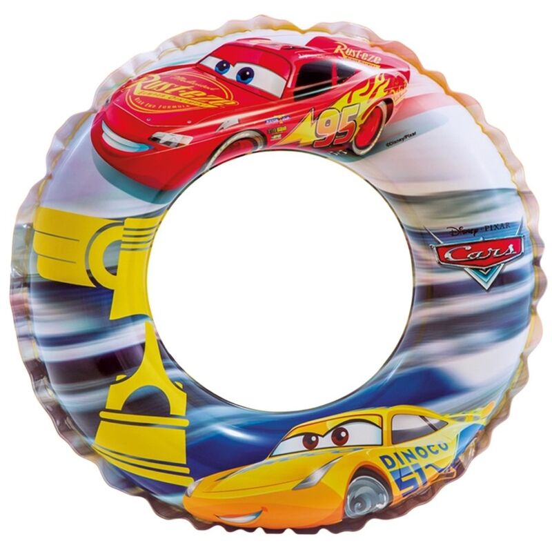 Edm - E3/81113 Flotador Hinchable. Modelo Disney Cars. Color Rojo Ø51Cm
