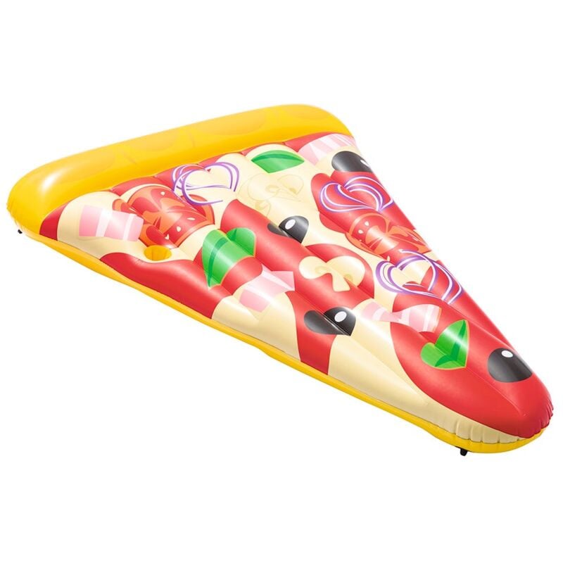 

Flotador gigante hinchable amarillo de PVC de 130x188 cm