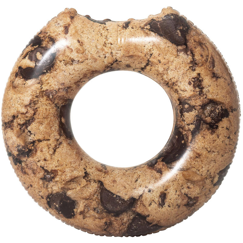 Flotador De Cookie Para + 12 Años Marrón Infantil De Pvc Deø 107 Cm