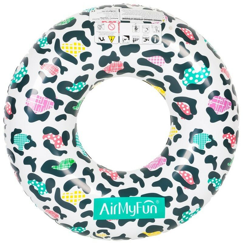 

Flotador redondo XXL para piscina y playa - Leopardo ø120cm - Multicolor