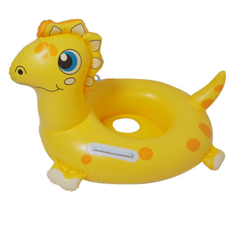 Flotadores inflables para piscina para niños, boya de natación de dinosaurio, juguetes de goma para piscina con colas, boya de natación duradera para niños y niñas, juguetes deportivos