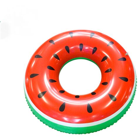 ¡Flotar en Tubo interior gigante, flotador inflable para piscina para adultos, sandía