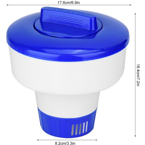 Flotteur Automatique de Désinfection pour Piscine Taille 8 Pouces