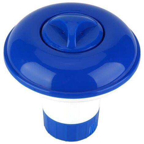 Flotteur de piscine avec distributeur de chlore flottant, désinfectant par tablettes.