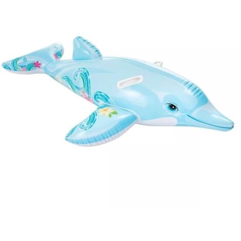 Flotteur de piscine en forme de dauphin – Équipement de divertissement gonflable pour animaux – Jouets aquatiques pour enfants
