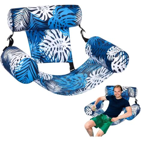 Flotteur de piscine, hamac gonflable, hamac et jet d'eau