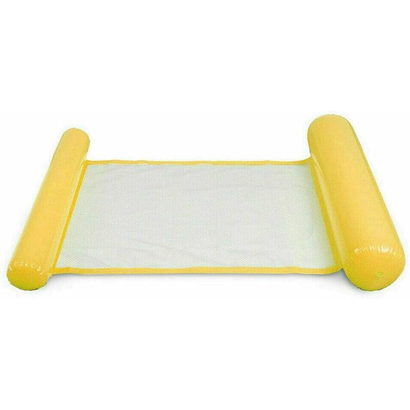 Maxi - 4-en-1 Flotteur Gonflable Piscine et Plage pour Adultes-Enfants, Flottantes Multi Usage Pliables, Hamac d'eau Natation,Anneau de Natation,