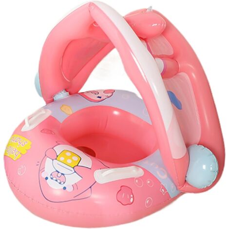 Flotteur pour Bébé avec Canopée - Bouée de Piscine pour