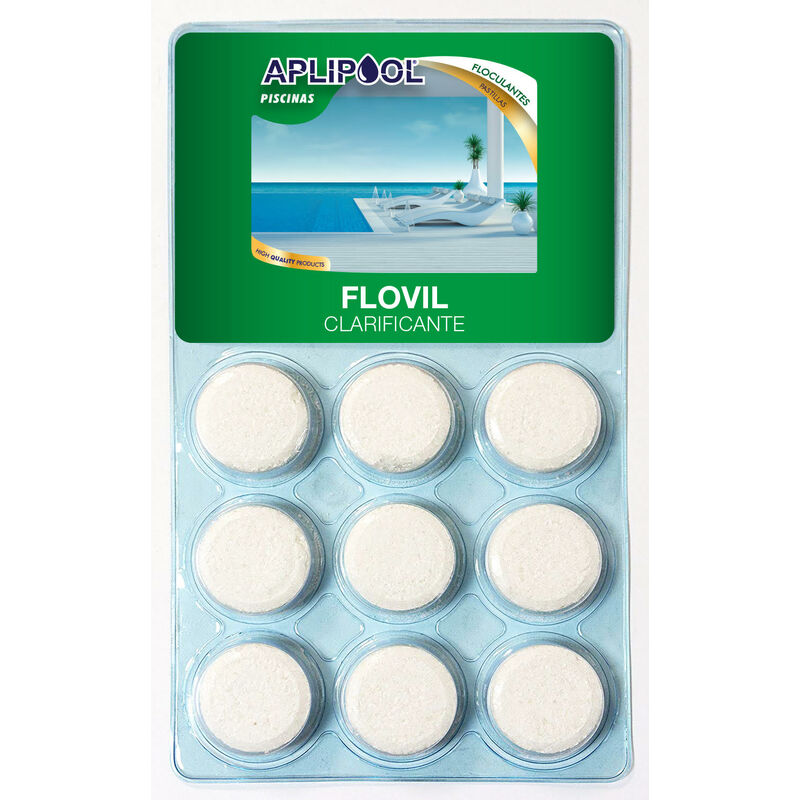 

Floculante En Pastillas Para Pscina Flovil Blister 9 Pastillas