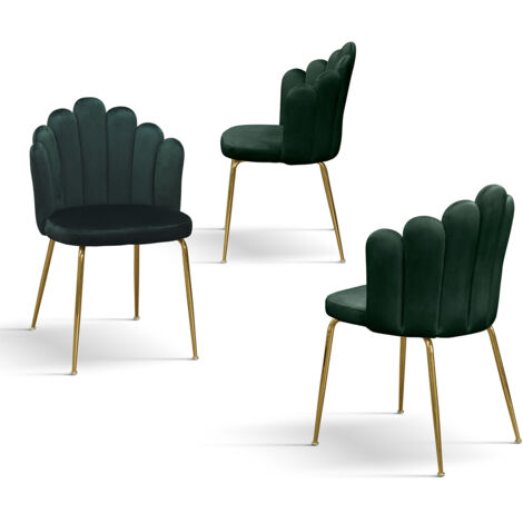 FLOW - sedia di design moderno in velluto
