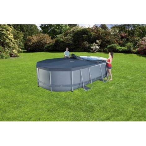Flowclear Cubierta para piscina 418x230 cm Bestway