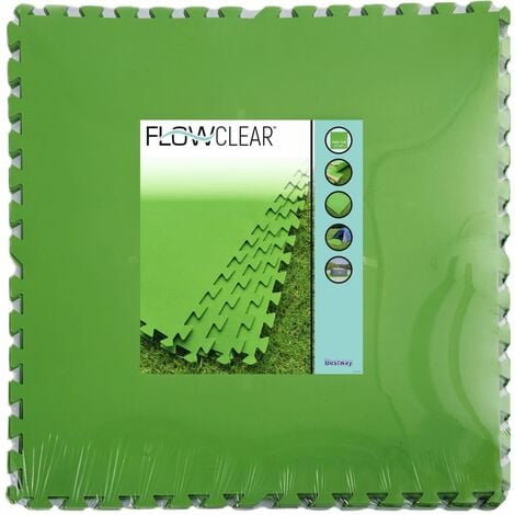 Flowclear Floor Protectors 9 pcs Green 5.47 m² Bestway