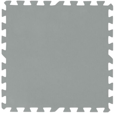 Flowclear™ Pool-Bodenschutzfliesen Set, 9 Stück á 50 x 50 cm, grau