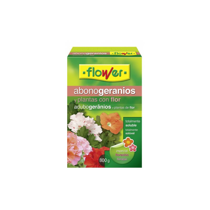 

Abono geranios soluble concentrado 800 Gr Flower