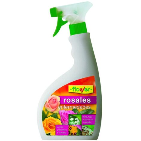 FLOWER Fungicida Especial Enfermedades de Rosales, Listo Uso,