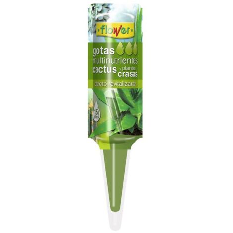 FLOWER Gotas Multinutrientes para CACTUS y PLANTAS CRASAS, 1