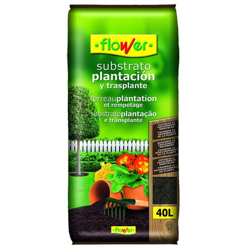 Productos-flowers - Substrat de plantation et de transplantation Fleur 40 l
