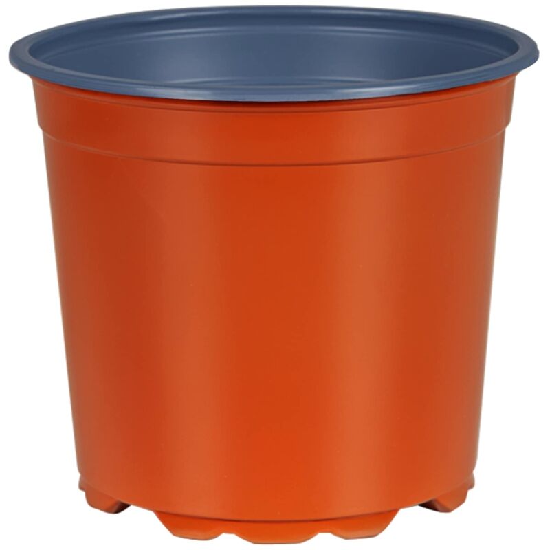 Flower Pot 50 Pcs Terracotta Ø 15 X 13 Cm Plastic Vidaxl