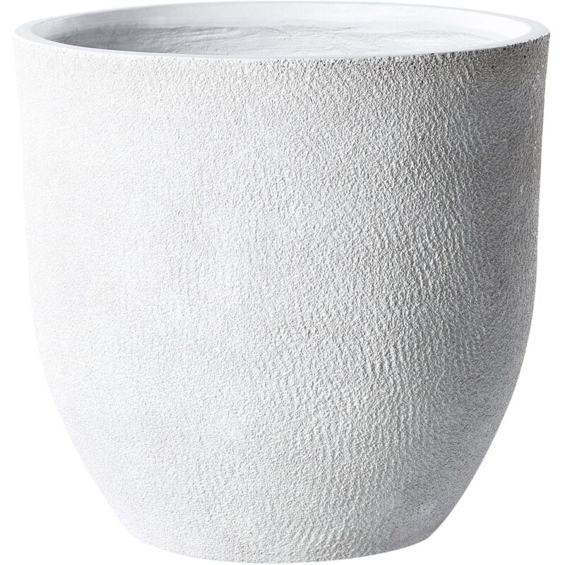 Beliani Plant Pot Kannia 55 Cm White