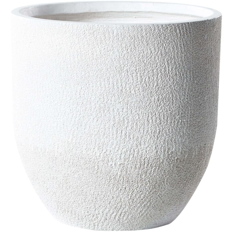 Beliani Plant Pot Kannia 46 Cm White