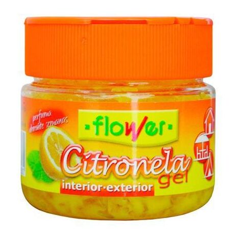 flower repelente citronela gel 125gr antimosquito moskibye 20523