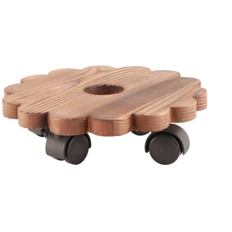 Flower Round Bracket Removable Solid Wood Flower Pot Holder Plant Stand