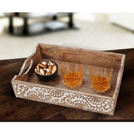 small serving tray with handles