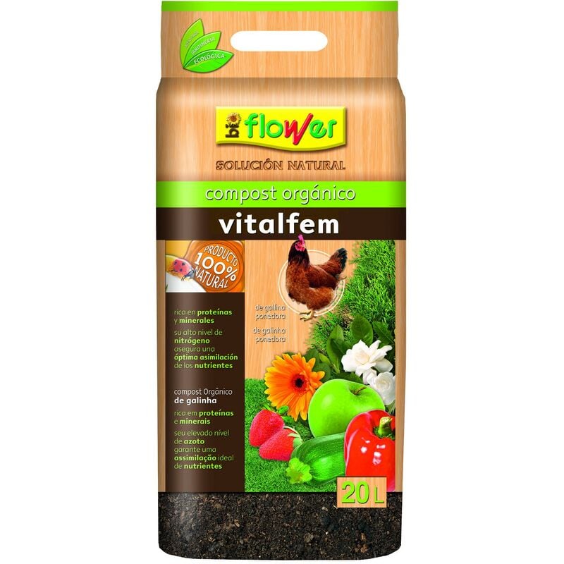 

Compost orgánico Vitalfem 20L