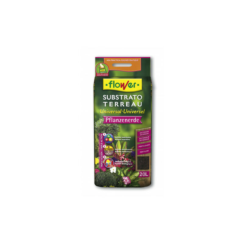 

Substrato universal pflanzenerde 20L | Flower
