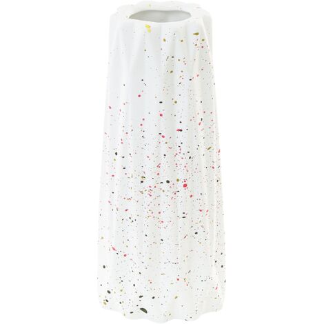 Flower Vase AMALIADA Stoneware 24 cm White