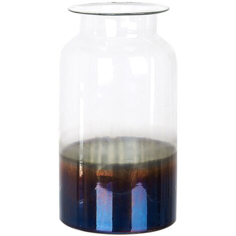 Flower Vase BHATURE Glass 27 cm Multicolour