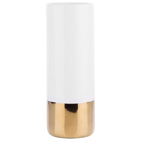 Flower Vase GELIDA Stoneware 36 cm White