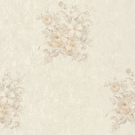 Muriva Madison Rose Floral Wallpaper Bloom Natural Beige Cream Neutral  119504