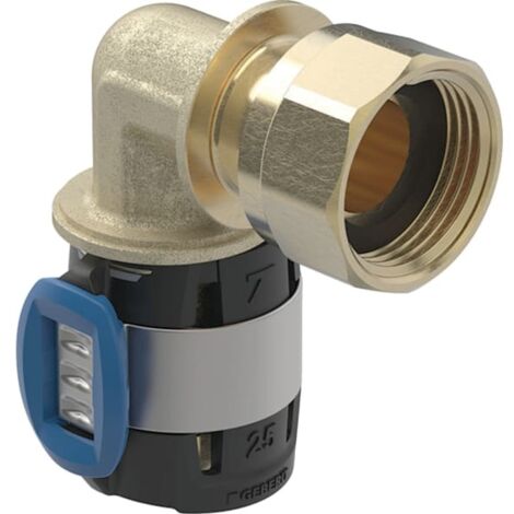 FlowFit Übergangsbogen 90° mit Überwurfmutter - DN 15 / 20 - Ø 20 mm x G 3/4'' - GEBERIT - 620.689.00.1
