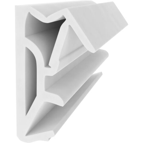 Flügelfalzdichtung 12 mm Falzhöhe für Holzflügel - Weiß - Muster - Fensterdichtung - Silikon - Holzfenster