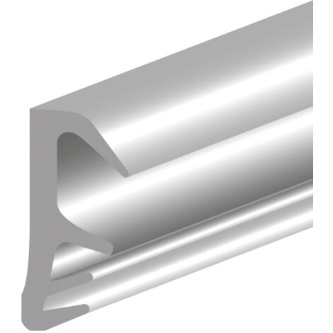 Flügelfalzdichtung 4050 L.5m z.Einfräsen PVC blk weiß