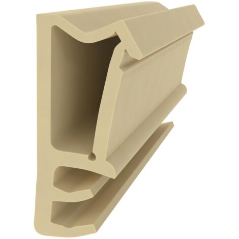 Flügelfalzdichtung für Holzfenster - Beige - Muster - 12 mm Falzhöhe - 4-5 mm Nutbreite - Fensterdichtungen Holzfenster - Fenster Dichtung