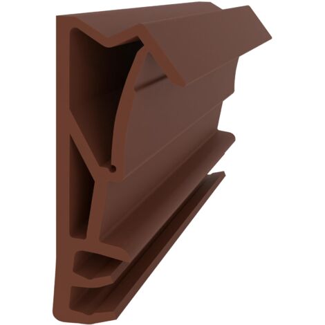 Flügelfalzdichtung für Holzfenster - Braun - 10 Meter - 18 mm Falzhöhe - 4-5 mm Nutbreite - Fensterdichtungen Holzfenster - Fenster Dichtung