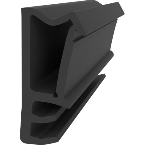 Flügelfalzdichtung für Holzfenster - Schwarz - 4 Meter - 12 mm Falzhöhe - 4-5 mm Nutbreite - Fensterdichtungen Holzfenster - Fenster Dichtung