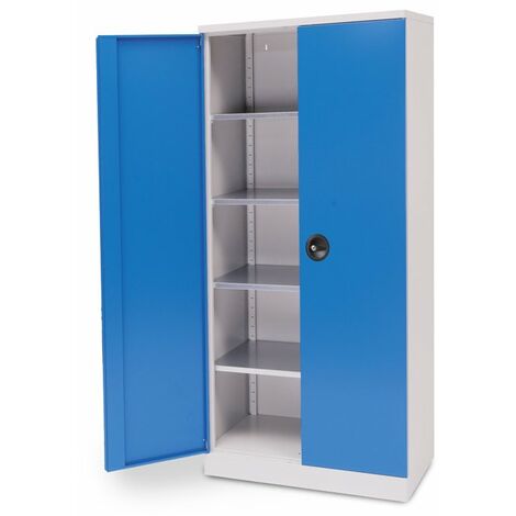 Flügeltürenschrank, Tiefe 500 mm, 4 x höhenverstellbare Fachböden Maße in mm (BxTxH): 920 x 500 x 1950