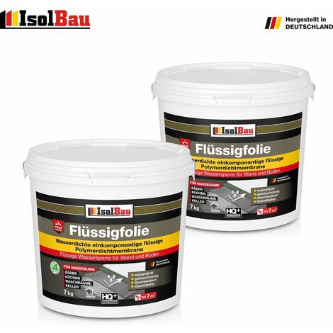 Flüssigfolie 14 kg Dichtfolie Duschabdichtung Abdichtfolie Bad Dusche Küche