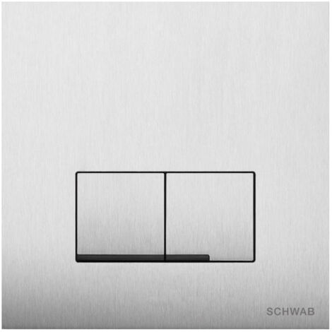FLUIDMASTER Placca Arte duo Steel design acciaio codice prod: 4060420101