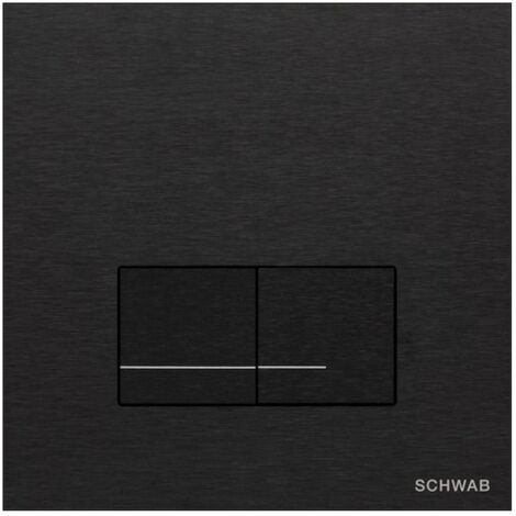 FLUIDMASTER Placca Arte duo vetro alluminio nero codice prod: 4060420138