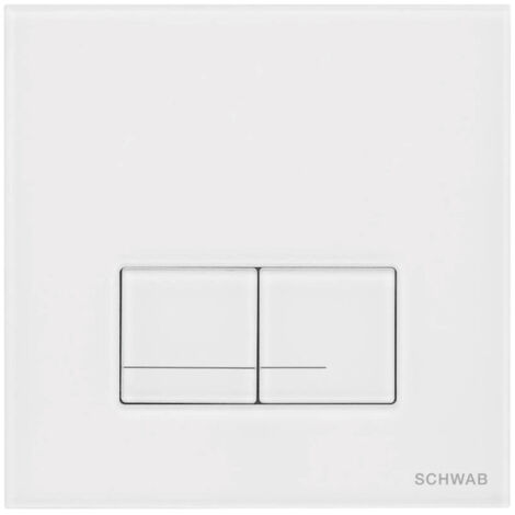 FLUIDMASTER Placca Arte duo vetro bianco codice prod: 4060420201