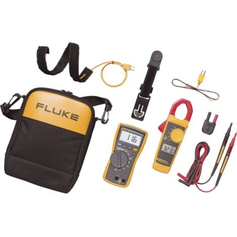 Fluke 116/323 Multimètre , Pince ampèremétrique numérique CAT III 600 V Affichage (nombre de points): 6000