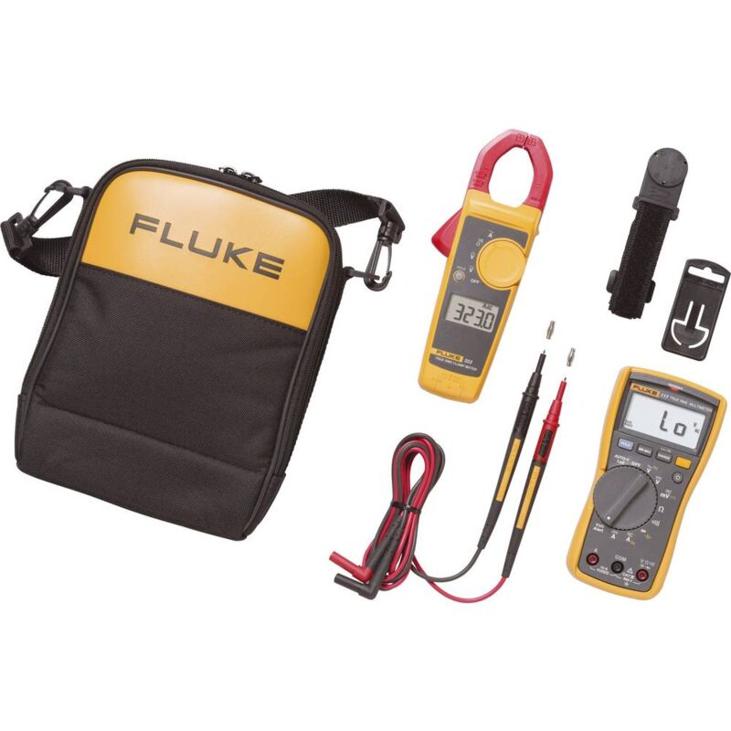 Image of Fluke - 117/323 Multimetro portatile, Pinza amperometrica digitale cat iii 600 v Display (Counts): 6000